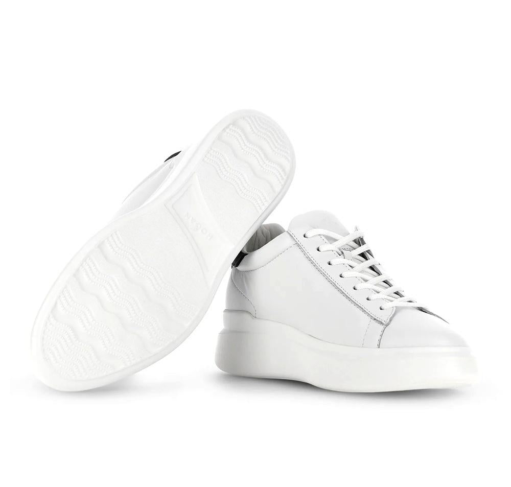 HOGAN Sneakers Hogan uomo HXM5800DV42UAI0ZCNHO239K H580 bianche pelle HXM5800DV42UAI0ZCN HO239K