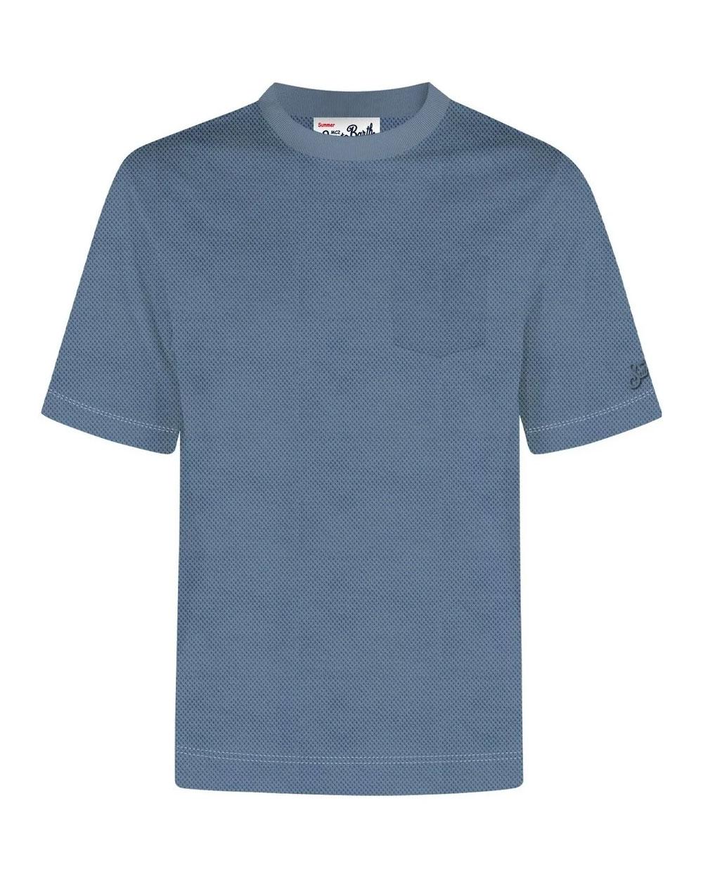 MC2 SAINT BARTH T-shirt Mc2 Saint Barth uomo Bakewell azzurra BKW000100126L 33