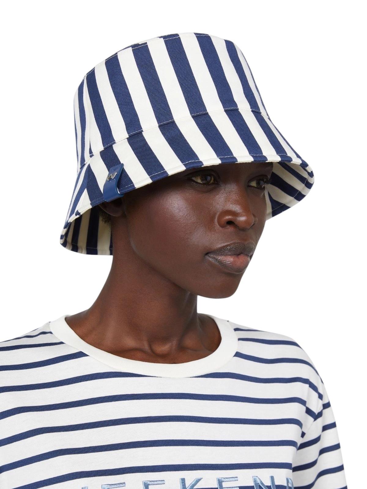 WEEKEND Cappello Weekend donna 2615571025600 003 Corona antigoccia a righe Blu<BR/> 2615571025600 003