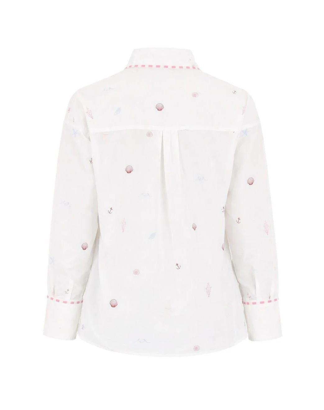 PENNYBLACK Camicia Pennyblack donna 2611111313200 009 Ricetta fantasia marina Bianco <BR/> 2611111313200 009