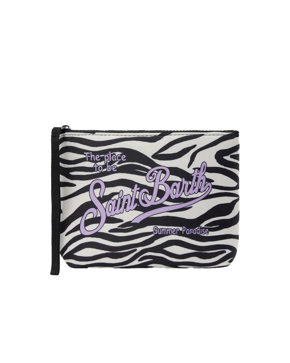 MC2 SAINT BARTH Pochette MC2 SAINT BARTH donna ALINE ZEBRATA ALIN00103322L Nera ALIN00103322L 0124