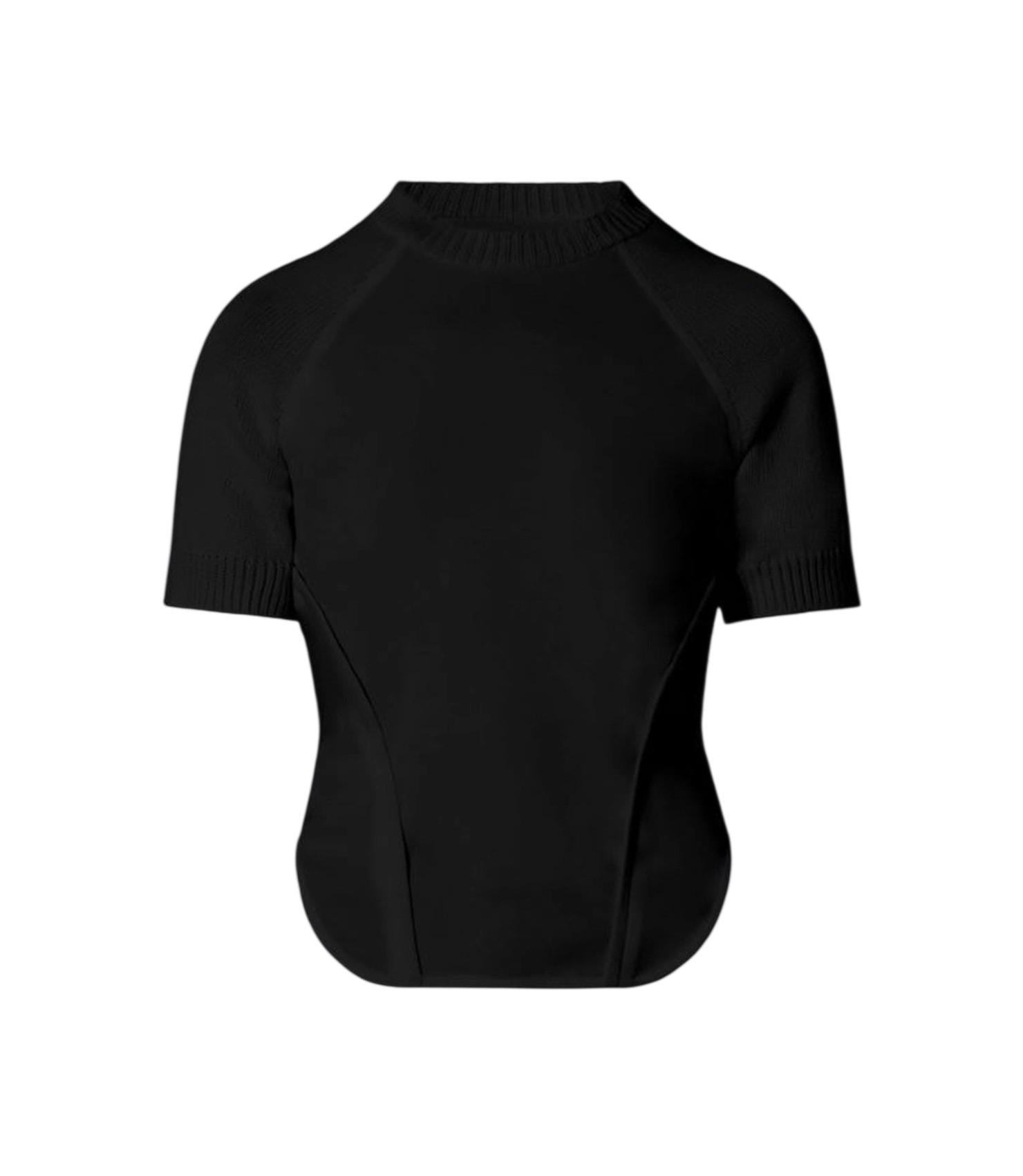 SPORTMAX Maglia Sportmax donna 2612941045600 002 Egrege stretch Nero<BR/> 2612941045600 002