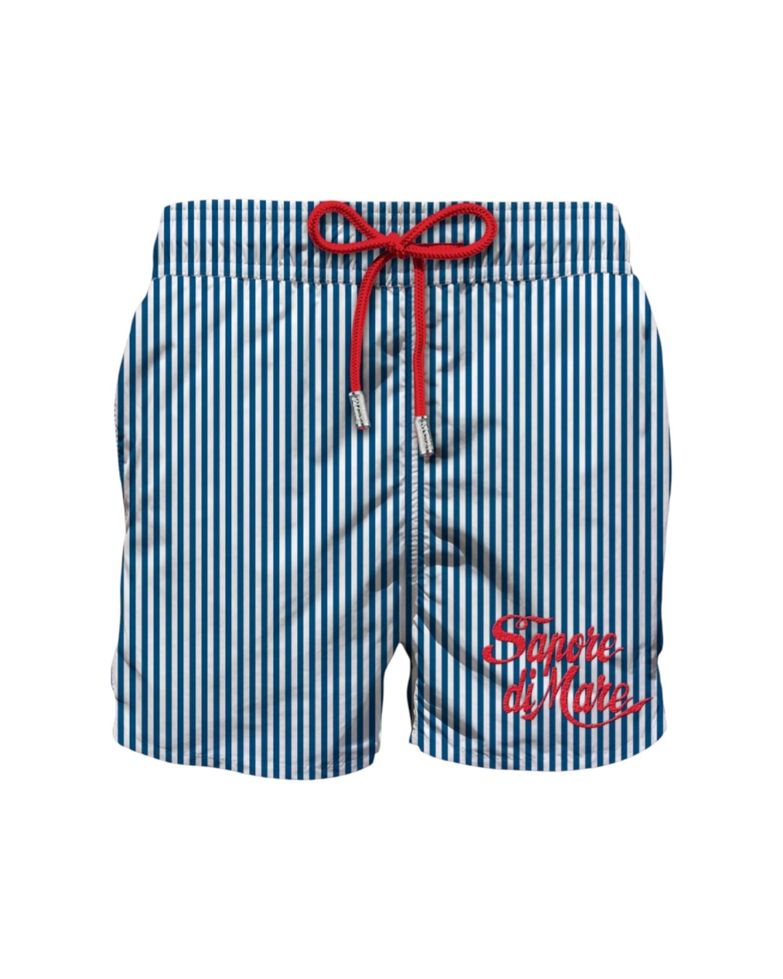 MC2 SAINT BARTH Costume MC2 SAINT BARTH uomo GUS0001 08407L61 Gustavia Sapore di mare a righe Blu Bianco napoli Azzurro Bianco<BR/> GUS000108407L 61