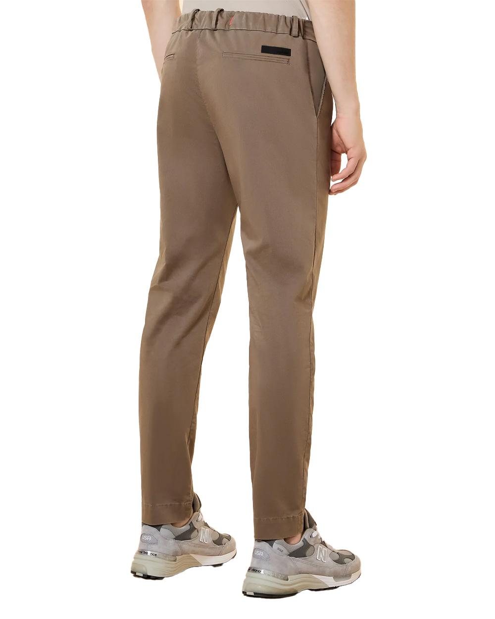 RRD Pantalone RRD uomo 26327 Cottech Chino Jo Tabacco chino vita regolare bottone zip tasche 26327 86