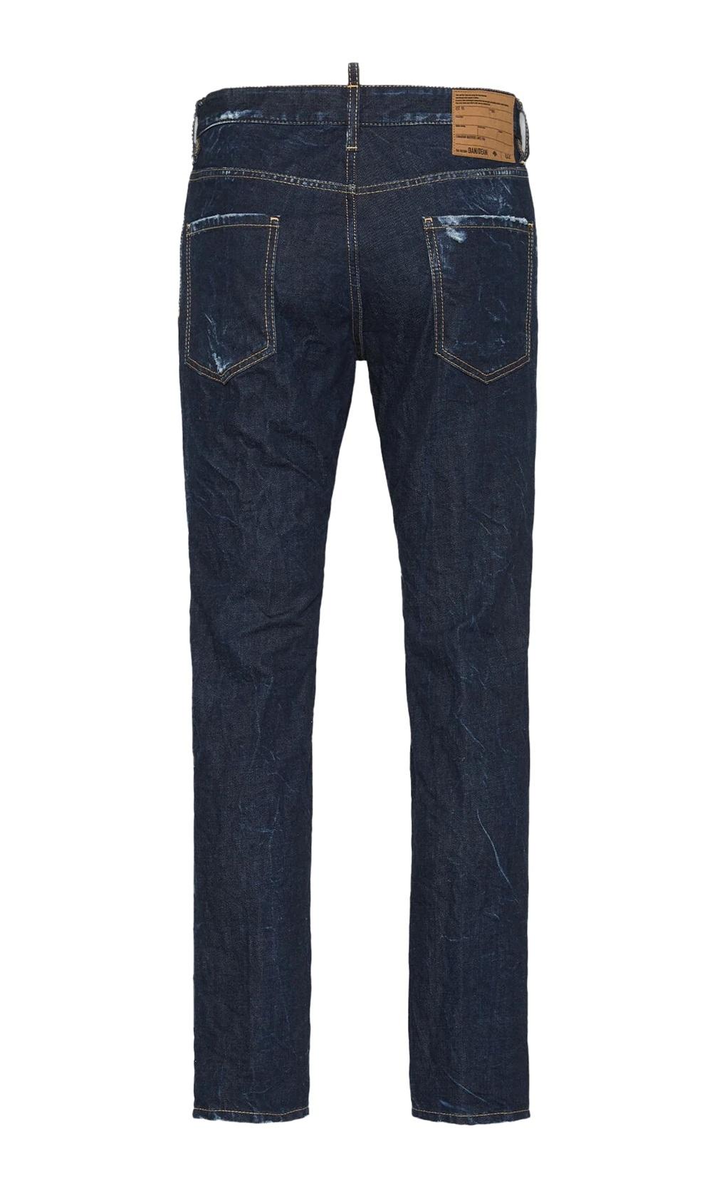 DSQUARED2 Jeans Dsquared2 uomo S71LB1706D30011470 Blu scuro denim slim S71LB1706D30011 470
