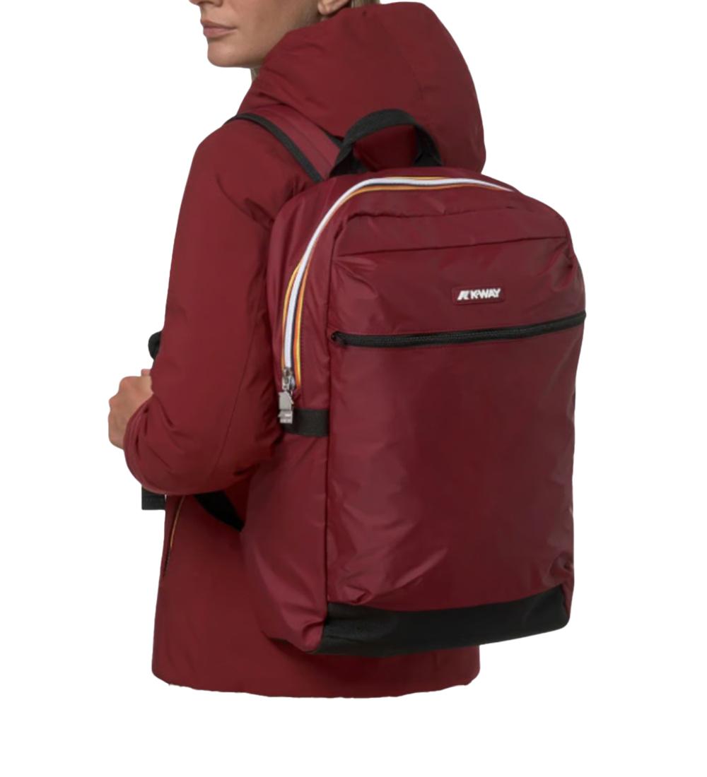 K-WAY Zaino K-way uomo K2116RWWNM Laon rosso granata K2116RW WNM