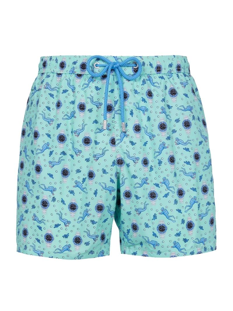 MC2 SAINT BARTH Costume MC2 Saint Barth uomo FOUTASJN02055H1061 verde acqua orologi sub LIGHTINGMICRO01756H 56