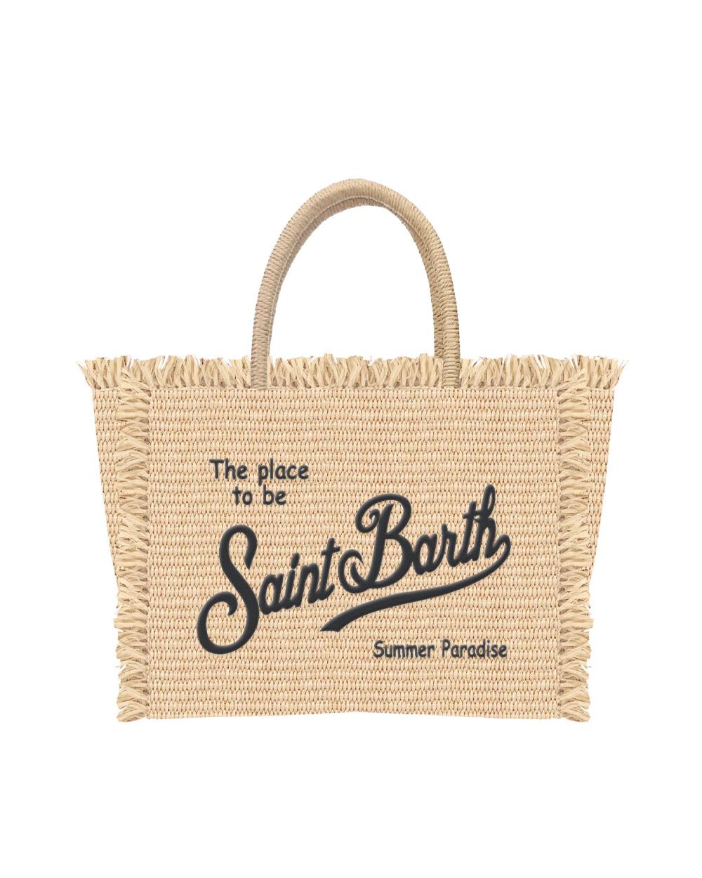 MC2 SAINT BARTH Borsa MC2 SAINT BARTH donna Vanity VANI02100421L Beige rafia doppio manico tasca interna VANI02100421L 1100