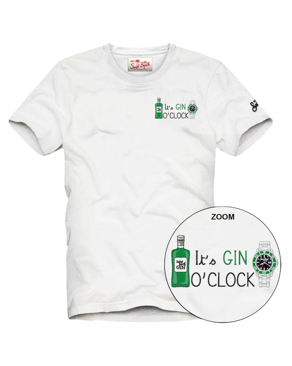 MC2 SAINT BARTH T-shirt Mc2 Saint Barth uomo Portofino Gin o clock bianca POT000104432L 01N