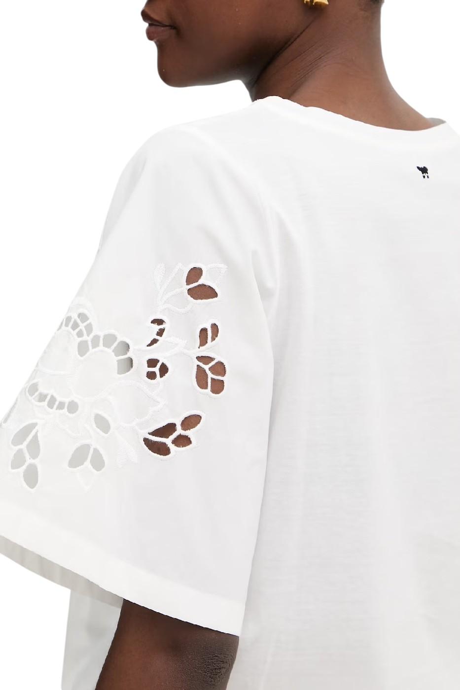 WEEKEND Blusa Weekend donna 2615941102600 001 Targa cotone con ricami à jour Bianco<BR/> 2615941102600 001
