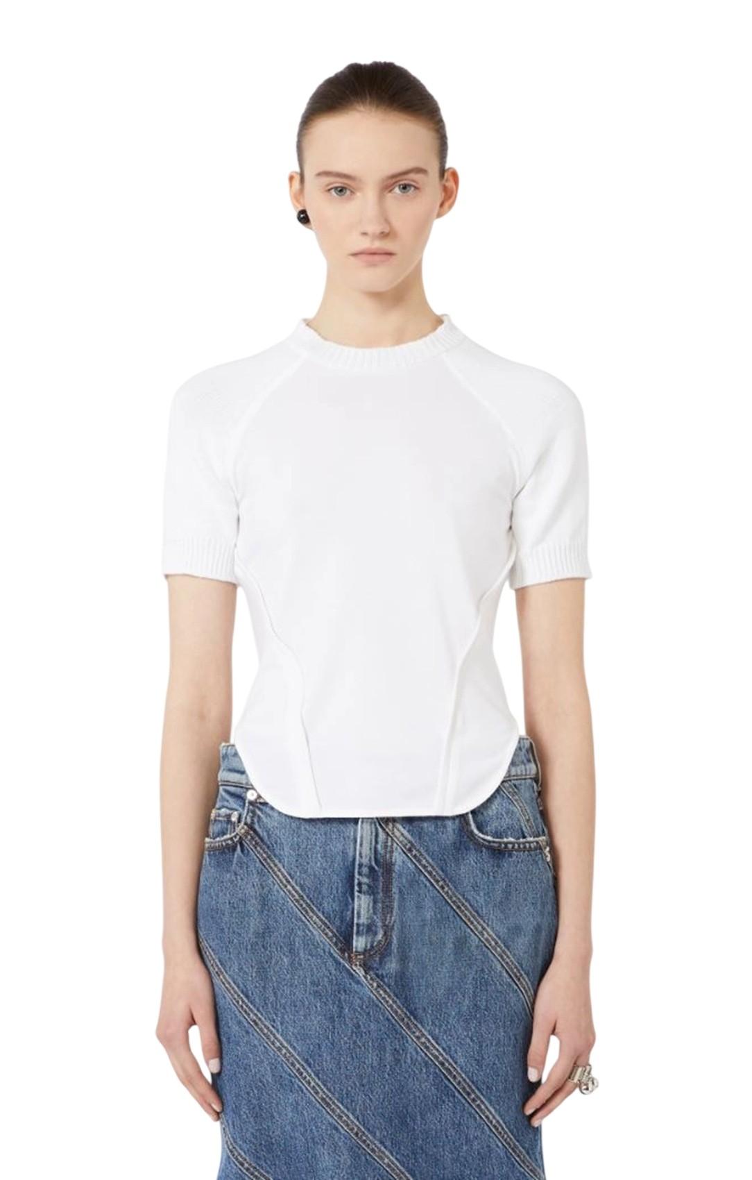 SPORTMAX Maglia Sportmax donna 2612941045600 001 Egrege stretch Bianco<BR/> 2612941045600 001