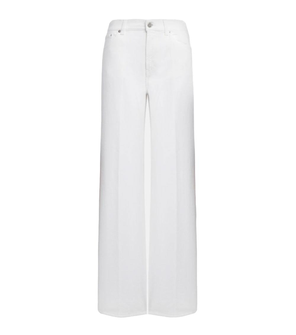 DONDUP Jeans Dondup donna DP619BSE037D Amber bianco wide leg in bull stretch<BR/><BR/> DP619BSE037D 001