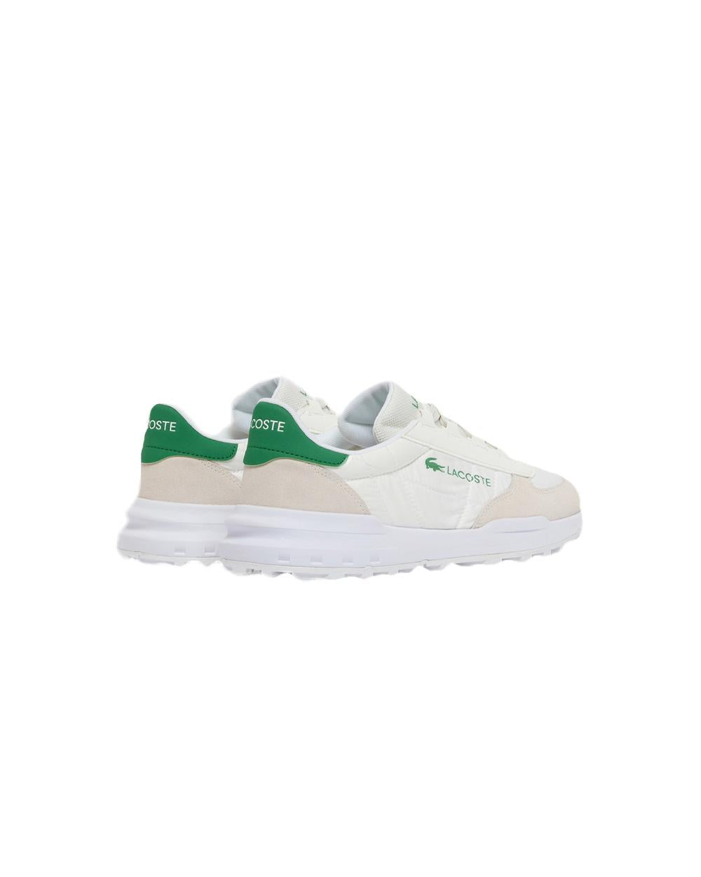 LACOSTE Sneakers LACOSTE uomo Elite Active Evo 51SMA0037 Panna pelle scamosciata fodera tessuto 51SMA0037 082
