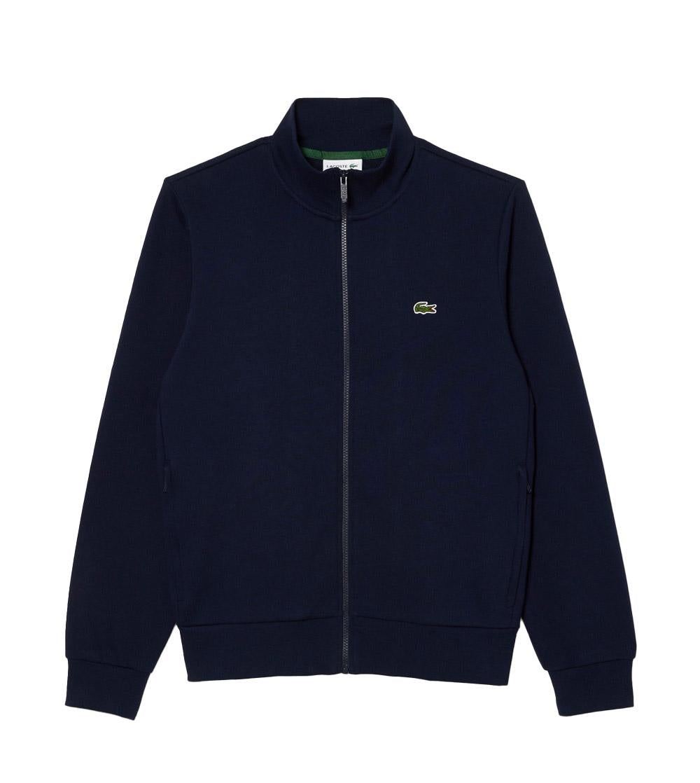 LACOSTE Felpa Lacoste uomo SH9622166 Blu con zip SH9622 166