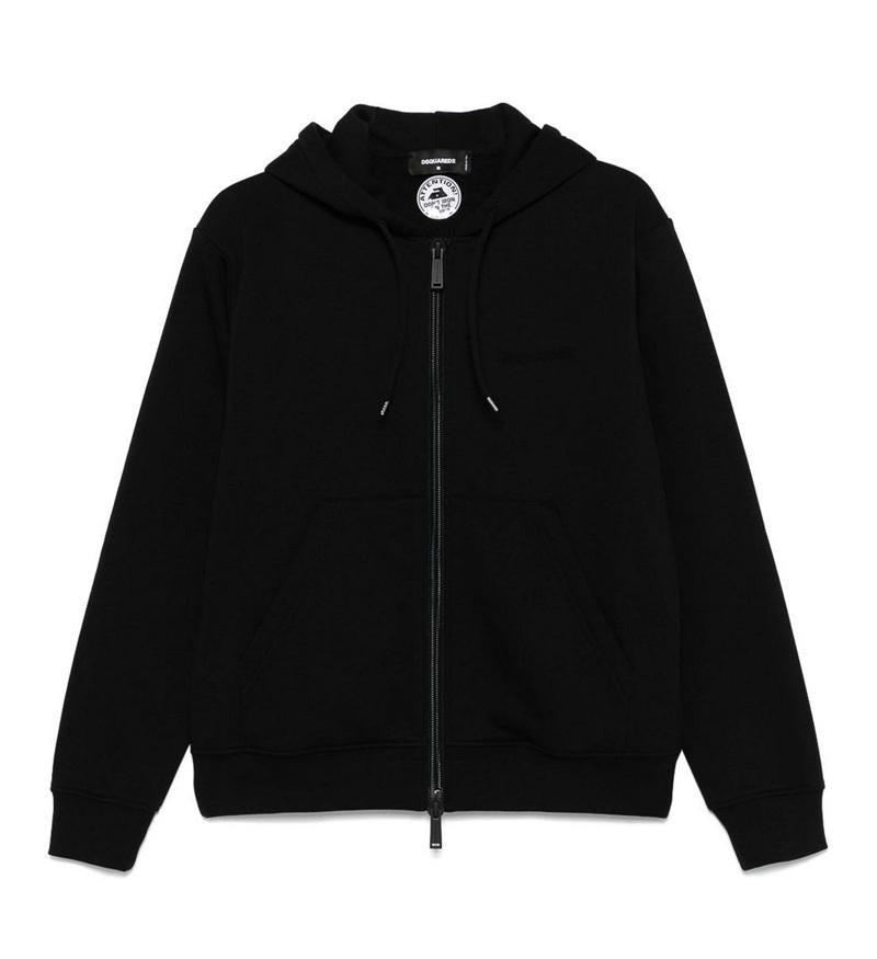 DSQUARED2 Felpa Dsquared2 uomo S74HG0177D25006900 nera cappuccio S74HG0177D25006 900