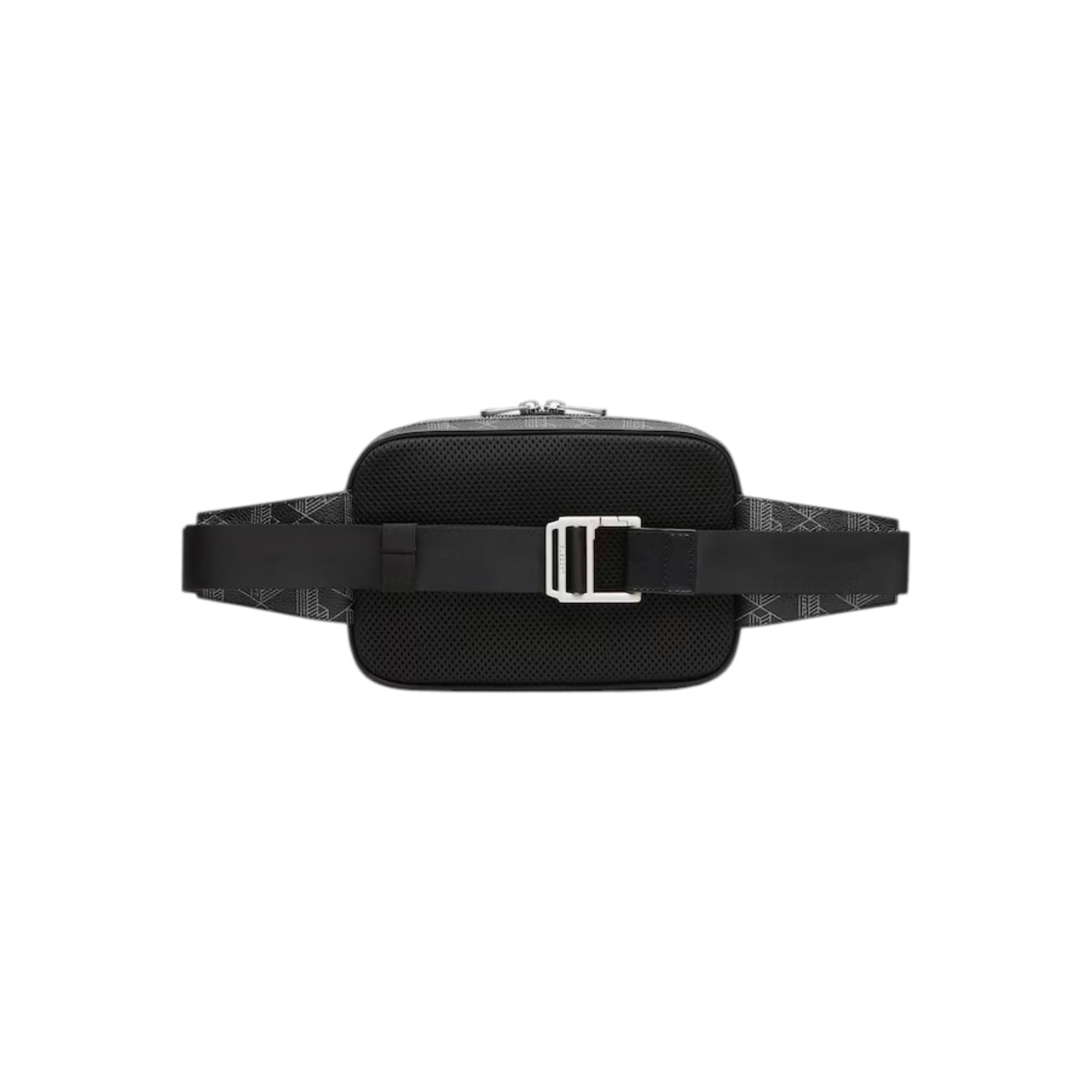 LACOSTE Marsupio LACOSTE uomo NH4004LX H45 Nero Monogram NH4004LX H45