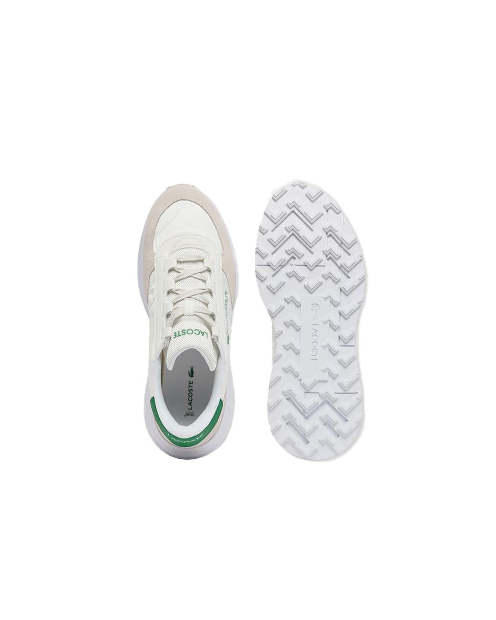LACOSTE Sneakers LACOSTE uomo Elite Active Evo 51SMA0037 Panna pelle scamosciata fodera tessuto 51SMA0037 082
