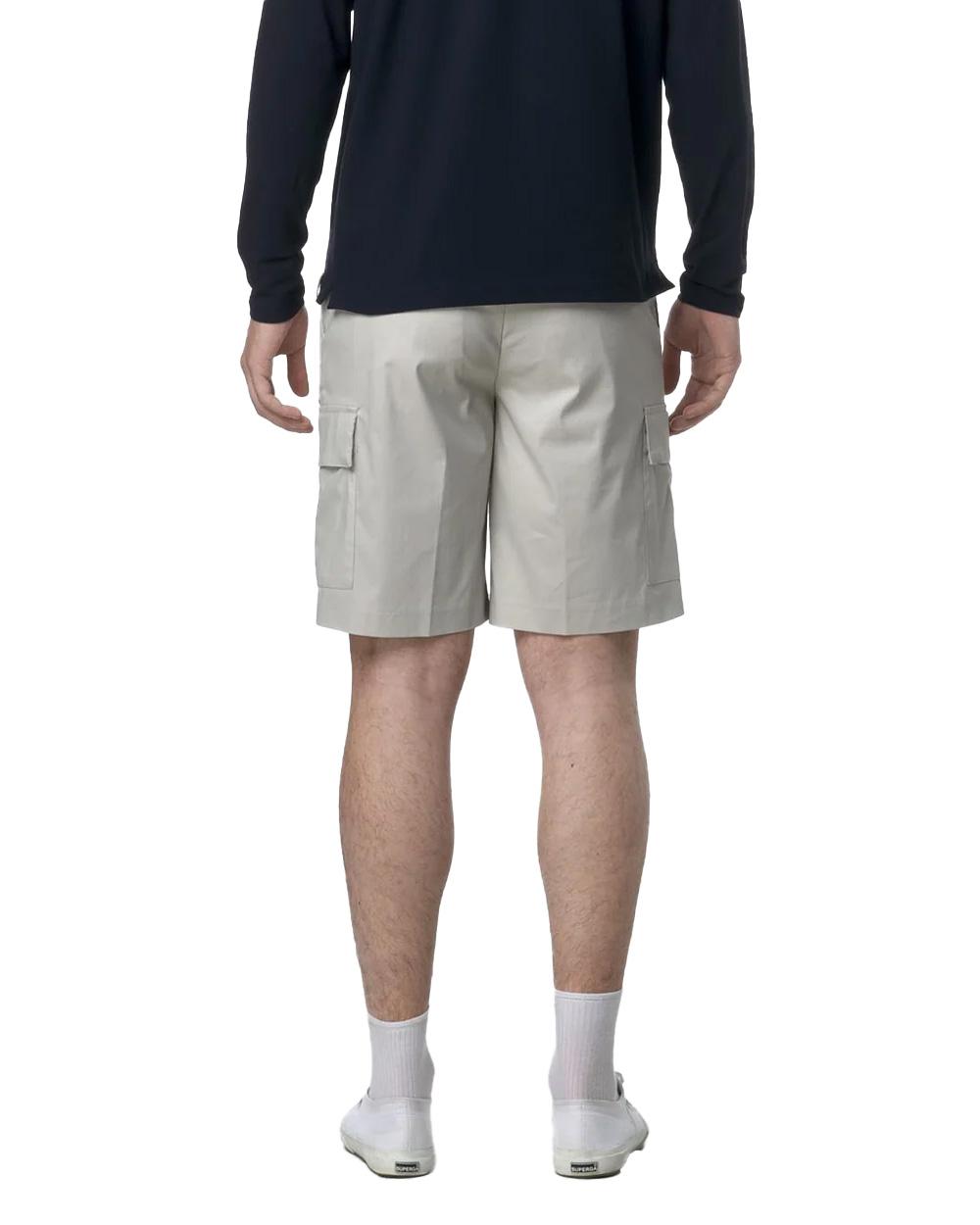 K-WAY Bermuda K-WAY uomo K6133NW SERJE TWILL TECH Beige cargo cotone tasche K6133NW 634