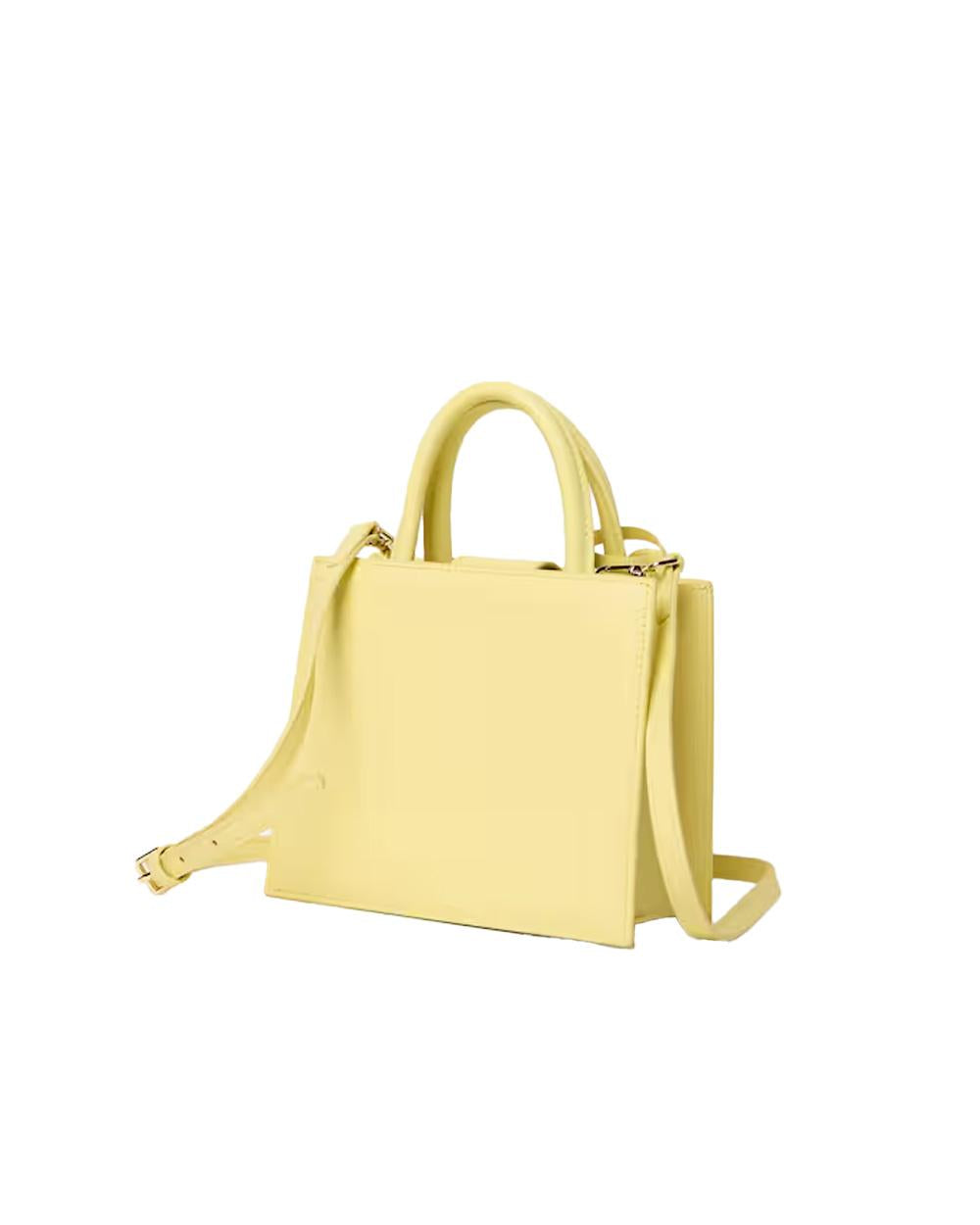 MC2 SAINT BARTH Borsa MC2 SAINT BARTH donna Shop Bag Mini SHBM000200005L Gialla pelle struttura rigida logo tracolla SHBM000200005L 92