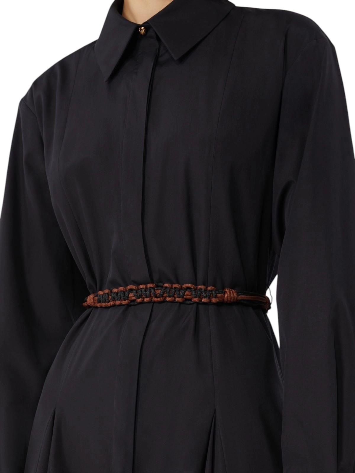 STUDIO Abito Studio donna 2616221062600 004 Affetto lungo chemisier Nero<BR/> 2616221062600 004