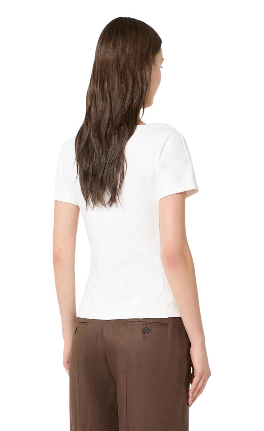 WEEKEND T-shirt Weekend donna 2615941122600 001 Multig in jersey interlock Bianco <BR/> 2615941122600 001