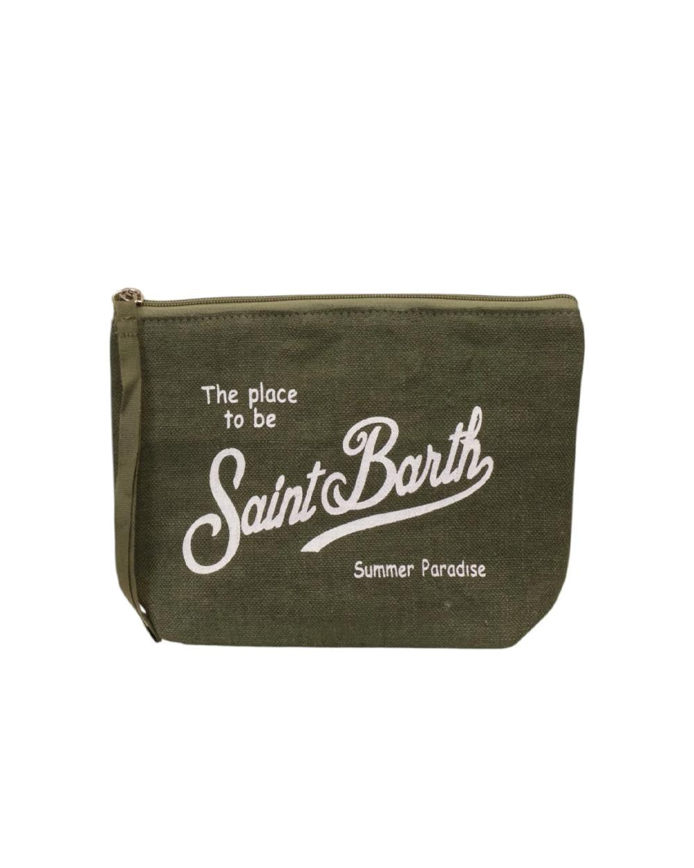 MC2 SAINT BARTH Pochette MC2 SAINT BARTH unisex Aline Linen ALI000400144L Verde ALI000400144L 52