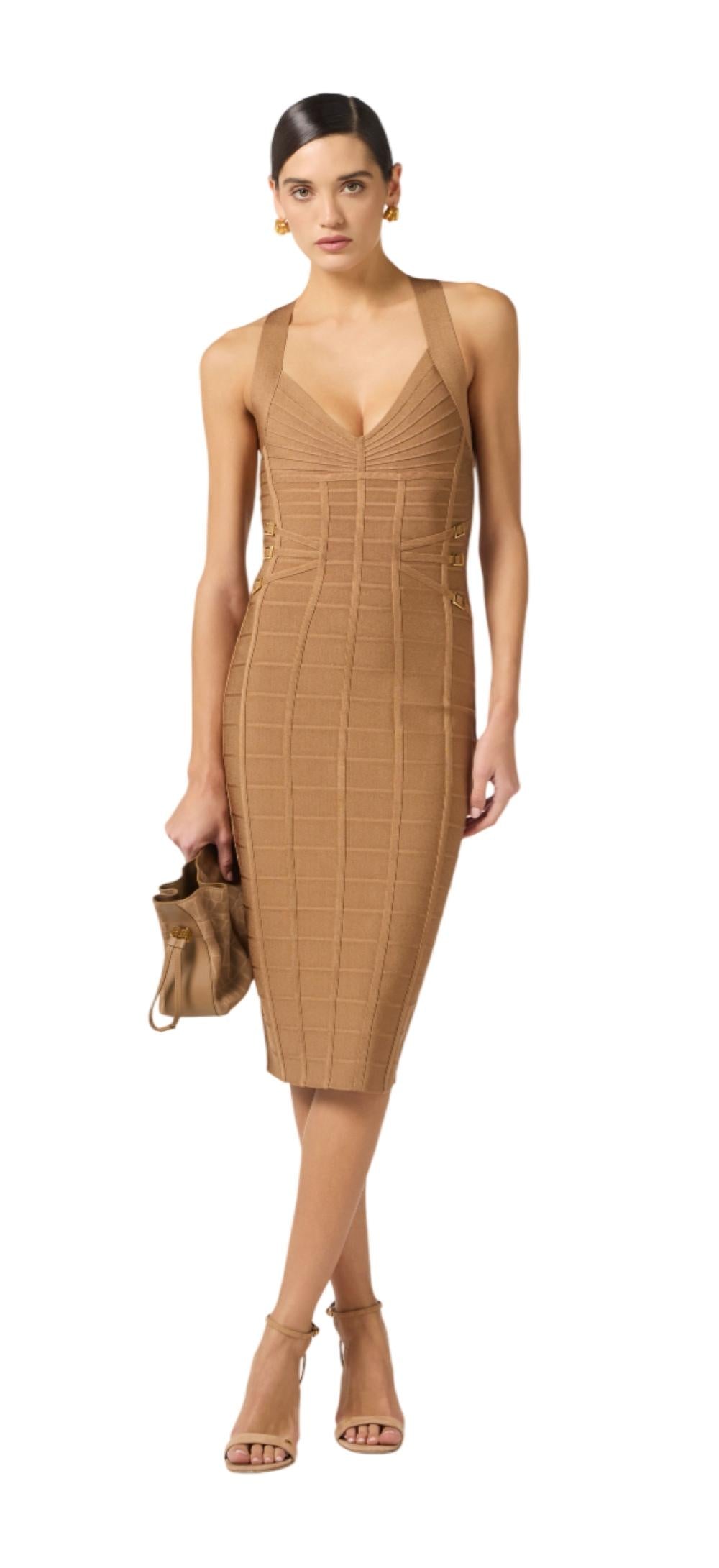 ELISABETTA FRANCHI Abito Elisabetta Franchi donna AM24D62E2AI6 The Club Daino<BR/> AM24D62E2 AI6