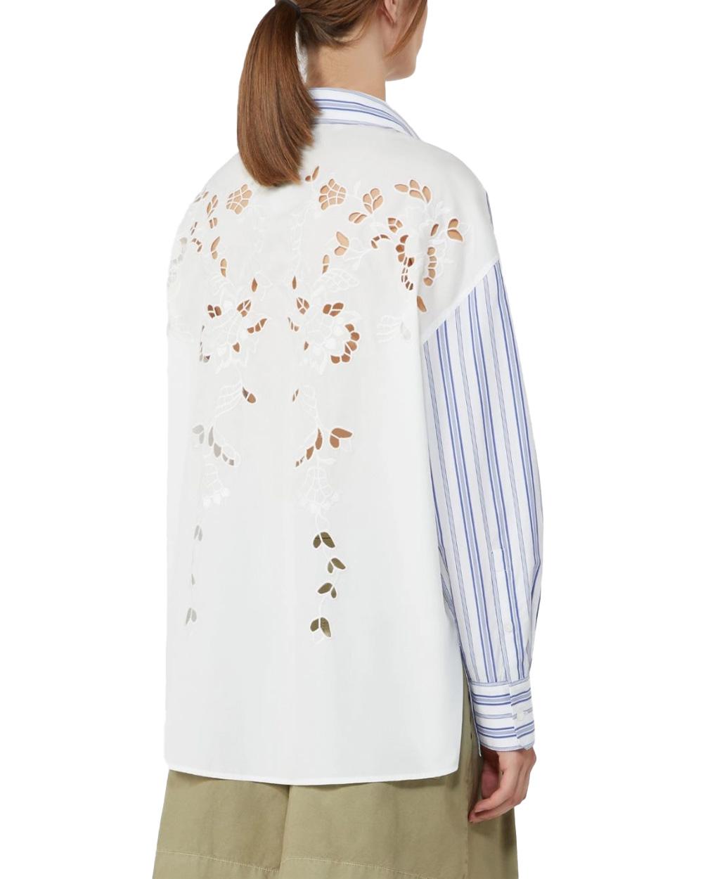 WEEKEND Camicia WEEKEND donna TESSILE 2615111012600 Blu popeline cotone colletto scollo a v bottoni taschino spacchi laterali 2615111012600 050