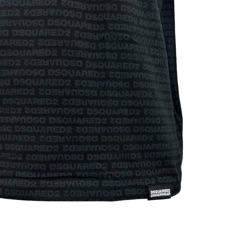 DSQUARED2 UNDERWEAR T-shirt e slip Dsquared2 Underwear D9H135510 001 nero monogramma D9H135510 001