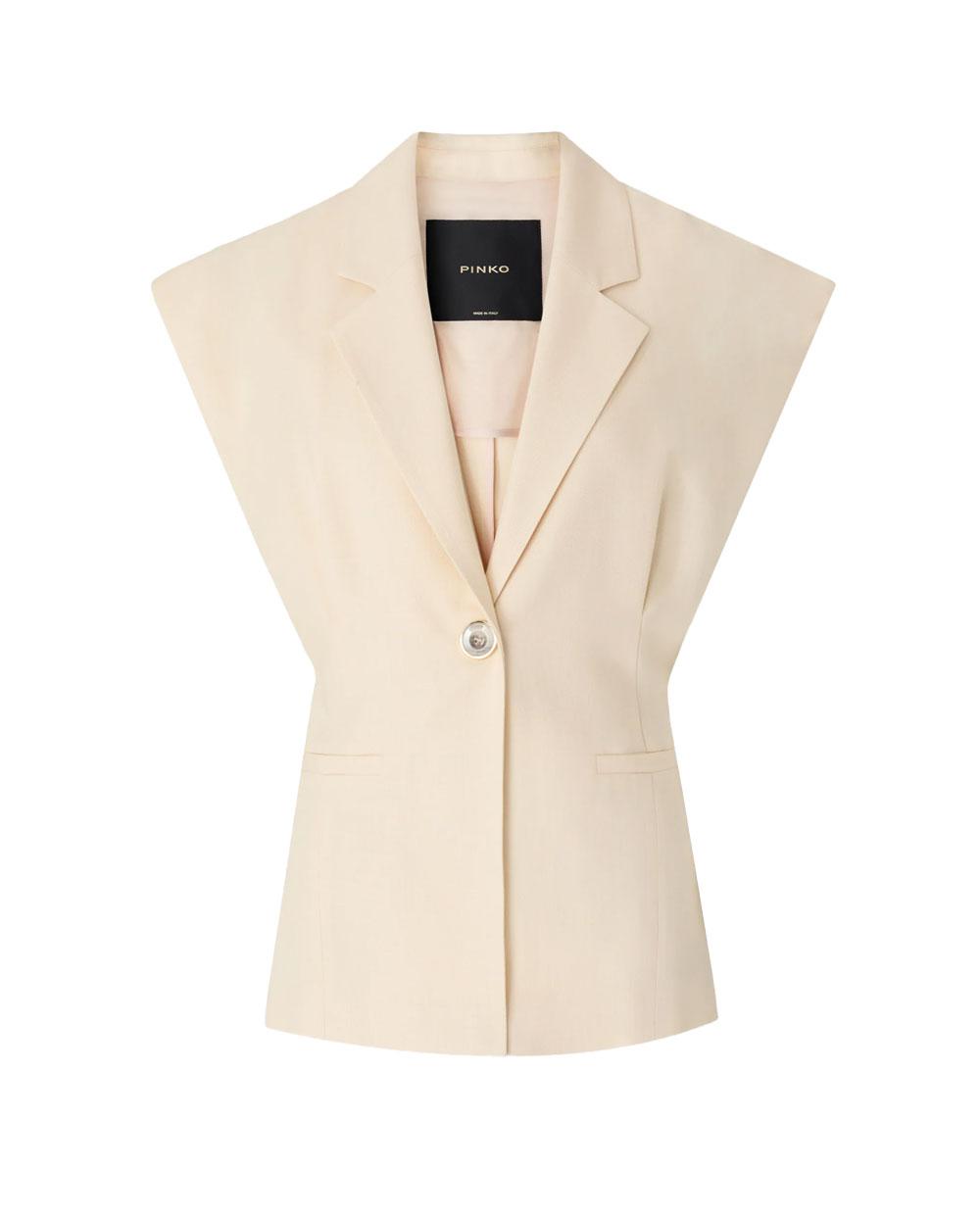 PINKO Giacca donna Pinko 106509A2W6 Floella crema smanicato rustico<BR/> 106509A2W6 C00