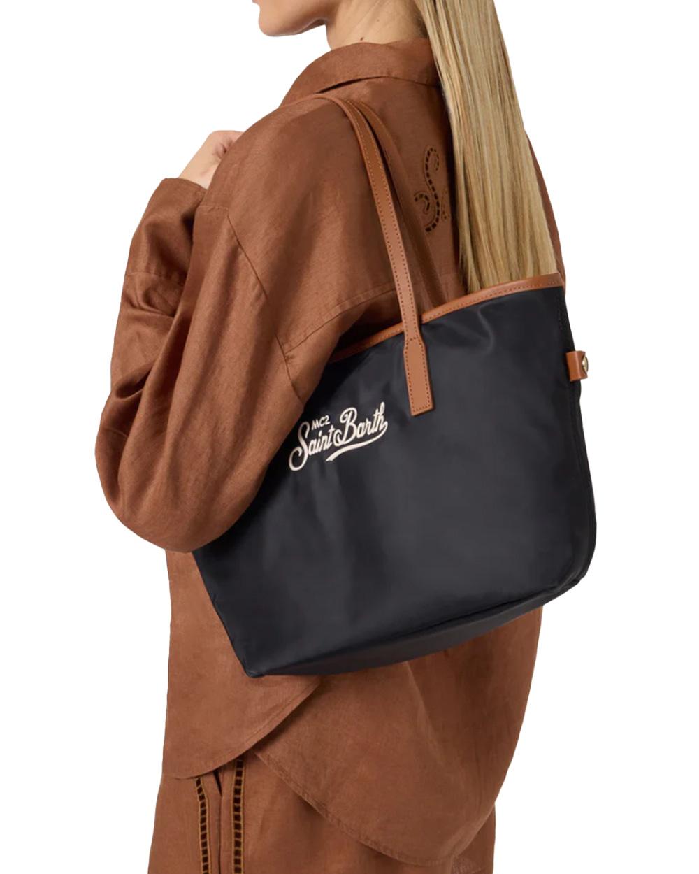 MC2 SAINT BARTH Borsa MC2 SAINT BARTH donna City Medium CB000400288L Nera CB000400288L 0018
