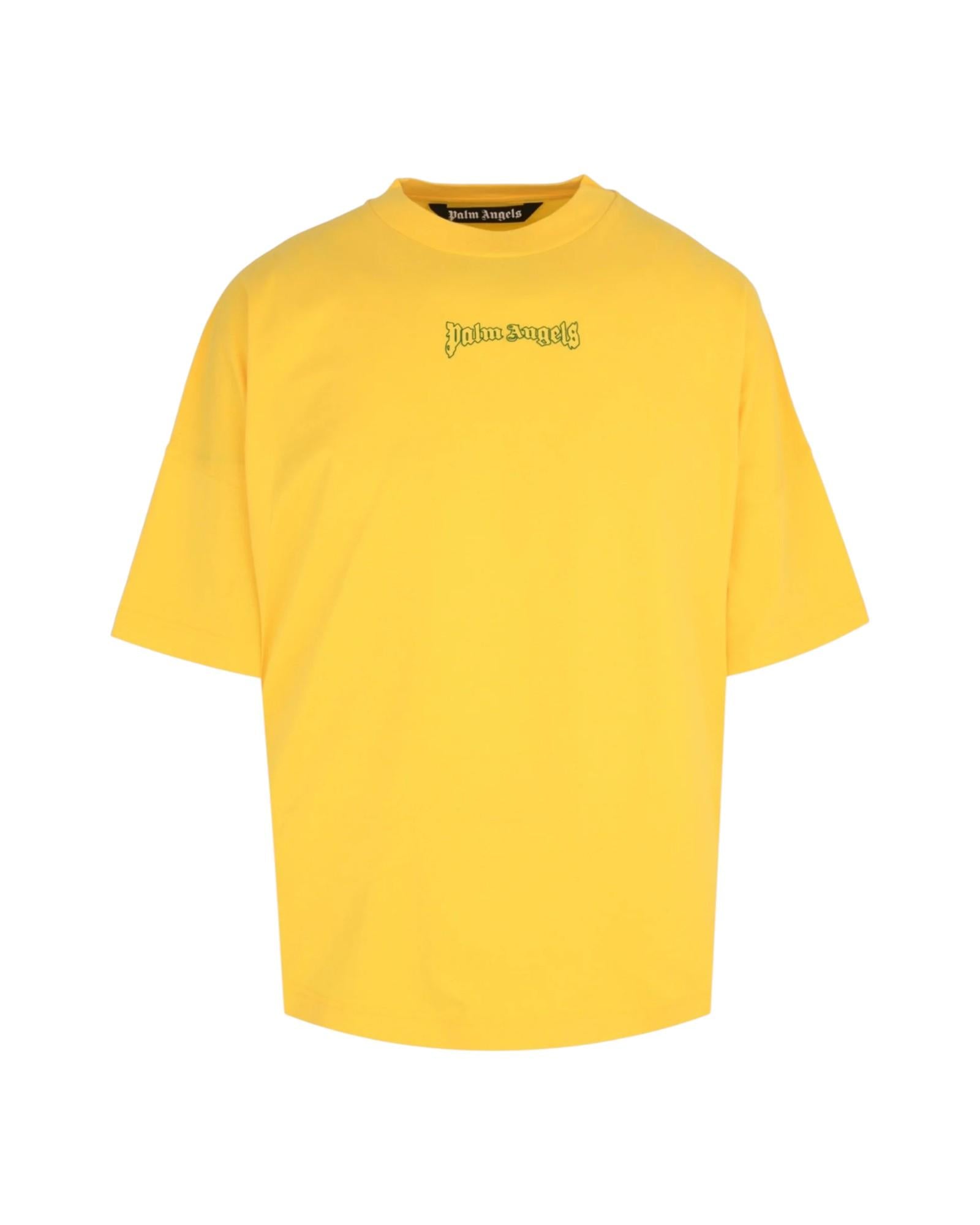 PALM ANGELS T-shirt PALM ANGELS uomo PMAA10BS26JER0051818 Giallo PMAA10BS26JER005 1818