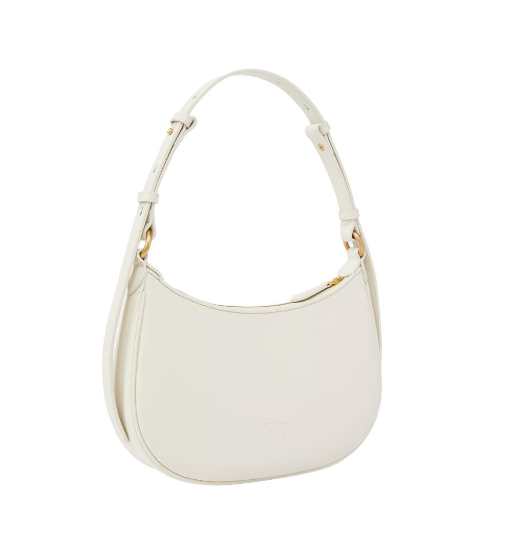 PINKO Borsa Pinko mini Love bag half moon simply bianca logo love birds 102790A1YB Z14Q