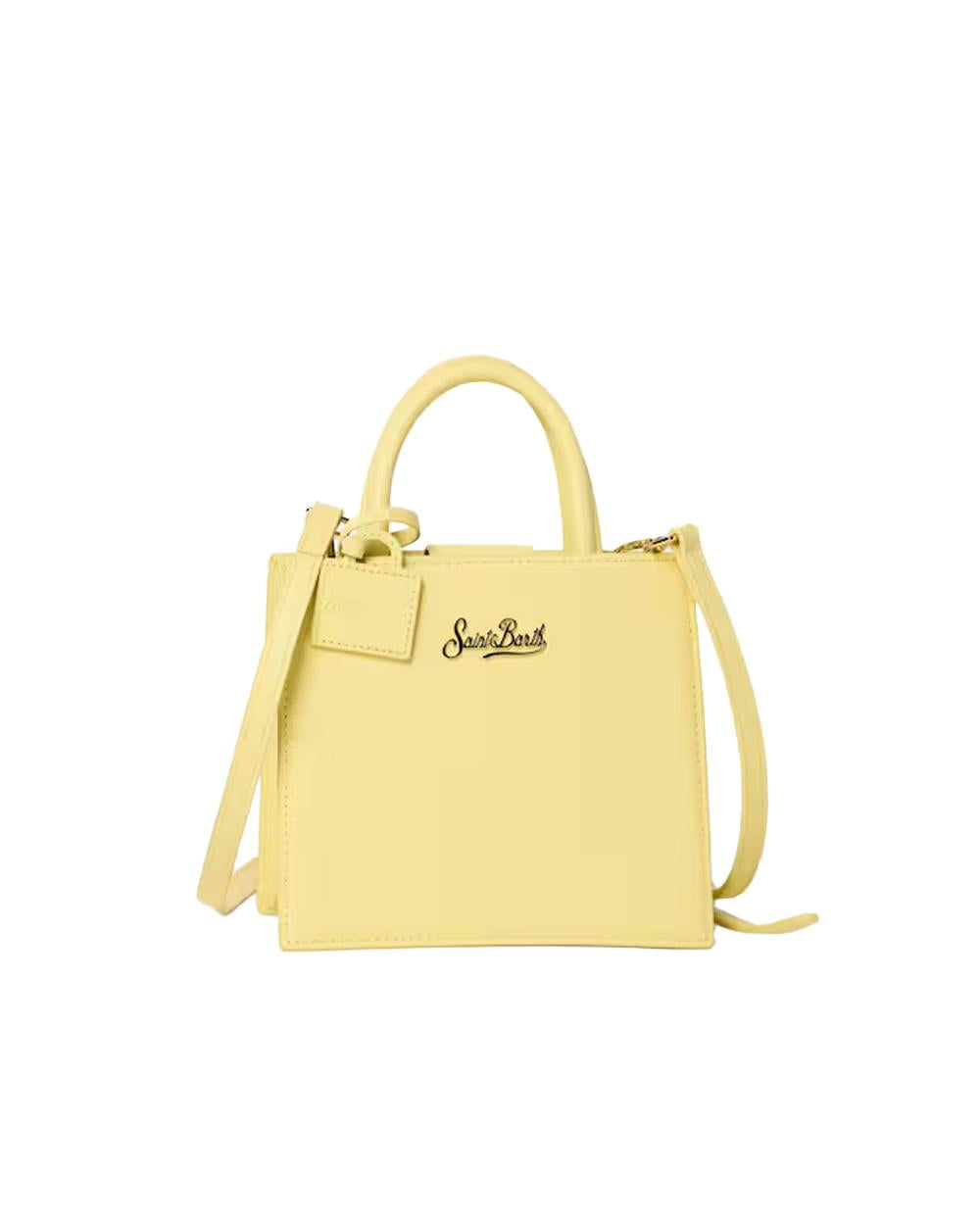 MC2 SAINT BARTH Borsa MC2 SAINT BARTH donna Shop Bag Mini SHBM000200005L Gialla pelle struttura rigida logo tracolla SHBM000200005L 92