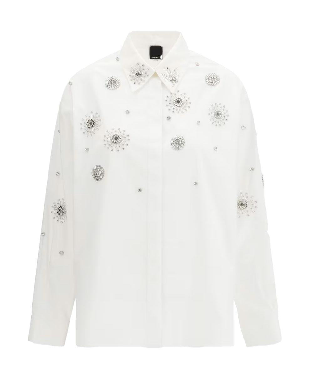 PINKO Camicia Pinko donna 106225A31W Carley bianca <BR/> 106225A31W Z04