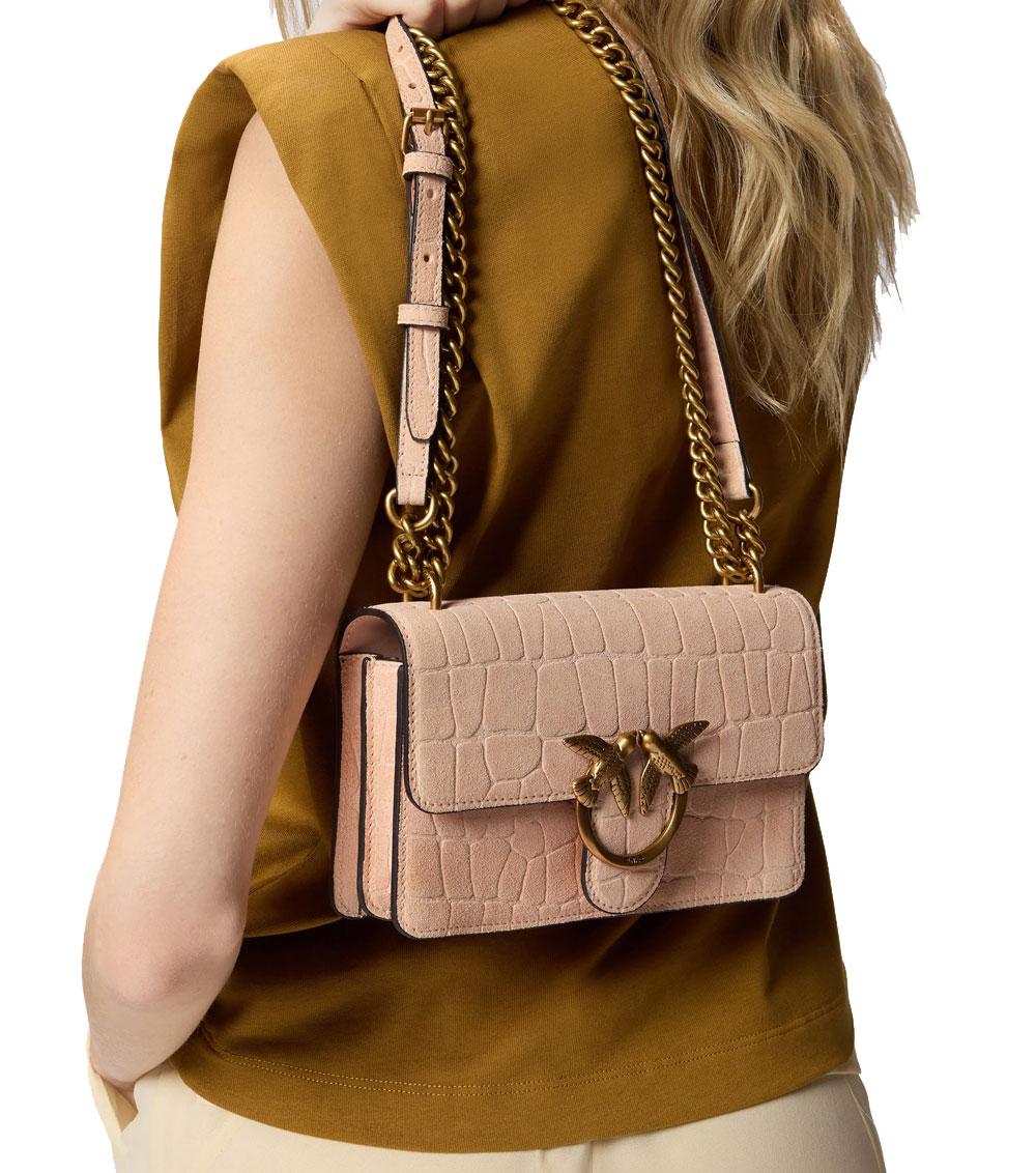PINKO Borsa Pinko donna 100074A2YW Mini love bag beige 100074A2YW A28Q
