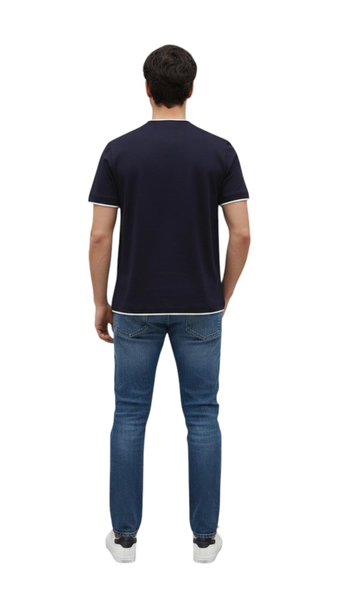 DONDUP T-shirt DONDUP uomo US366 JF0271UXXX 890 Blu US366JF0271UXXX 890