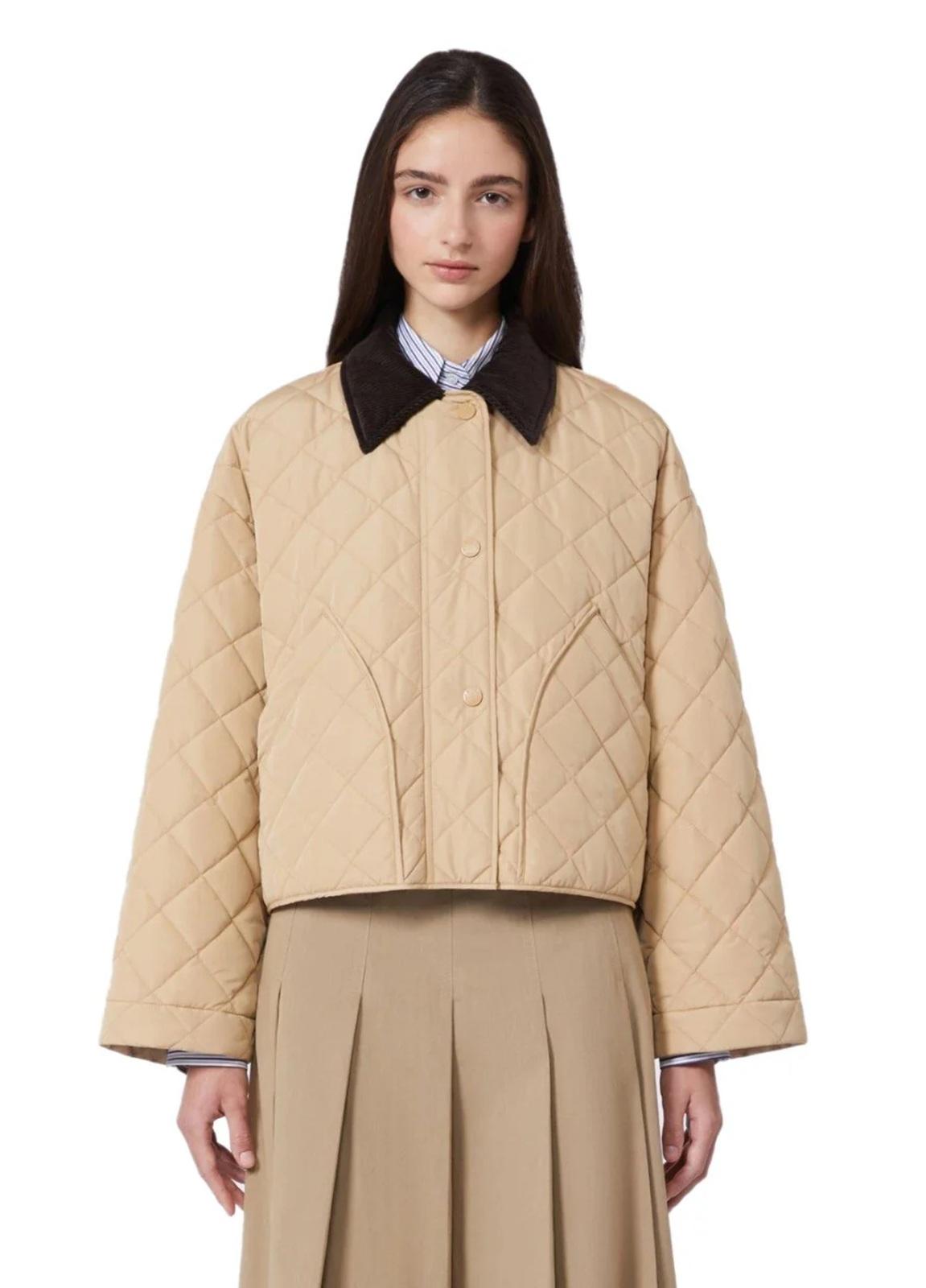 WEEKEND Giacca Weekend donna 2615481031600 009 Kaki imbottita antigoccia Beige<BR/> 2615481031600 009