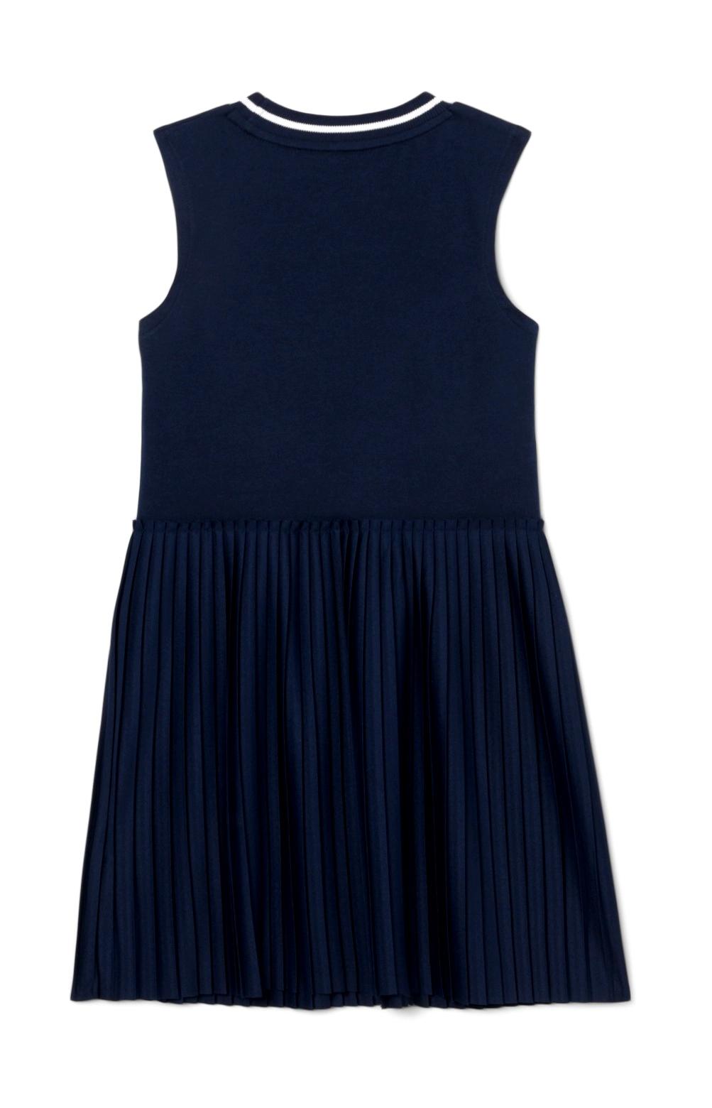 LACOSTE Abito Lacoste bambina EJ8430 166 blu piquet EJ8430 166