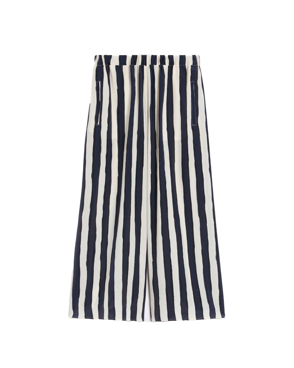 WEEKEND Pantalone WEEKEND donna NIRVANA 2615131132600 Blu regular gamba larga dritta tasche pinces 2615131132600 012