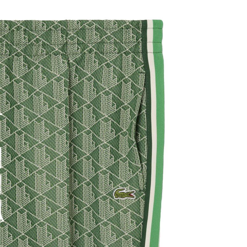 LACOSTE Pantalone Lacoste uomo TXH1440 HEI verde monogram XH1440 HEI