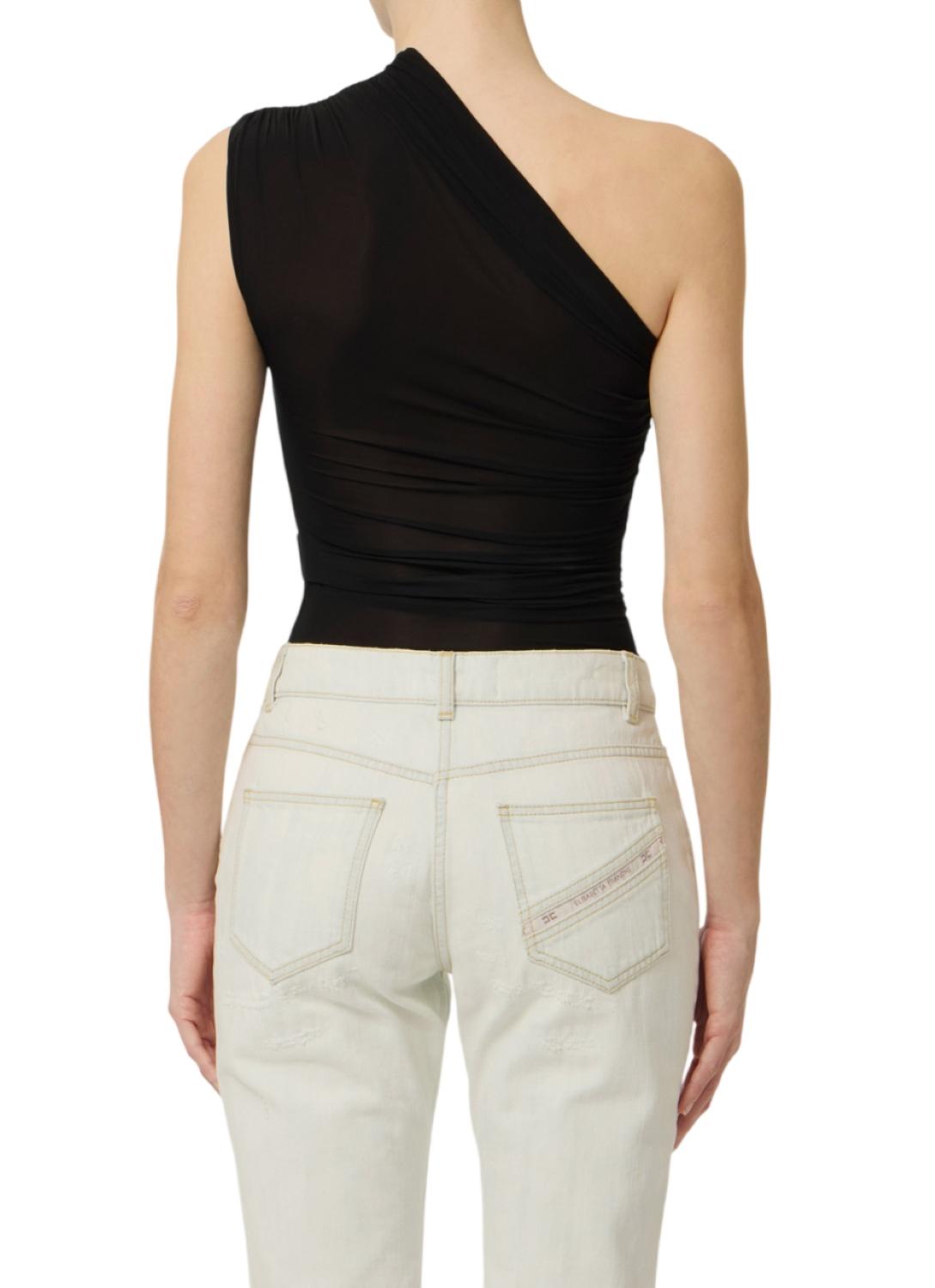 ELISABETTA FRANCHI Top Elisabetta Franchi donna CN00962E2110 The Explorer Nero<BR/> CN00962E2 110