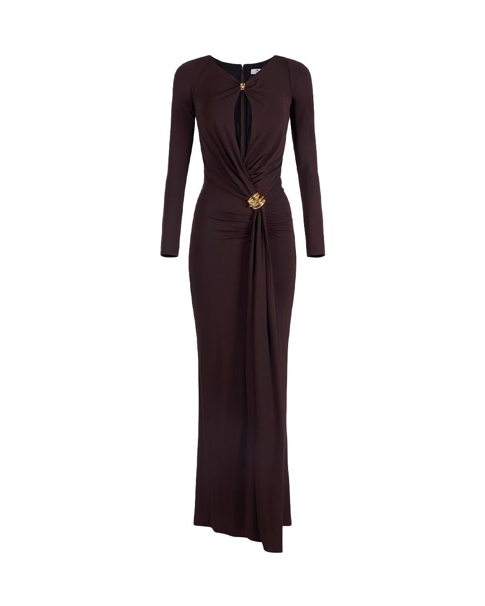 ELISABETTA FRANCHI Abito ELISABETTA FRANCHI donna ABR1461E2 Cioccolata ABR1461E2 EB9