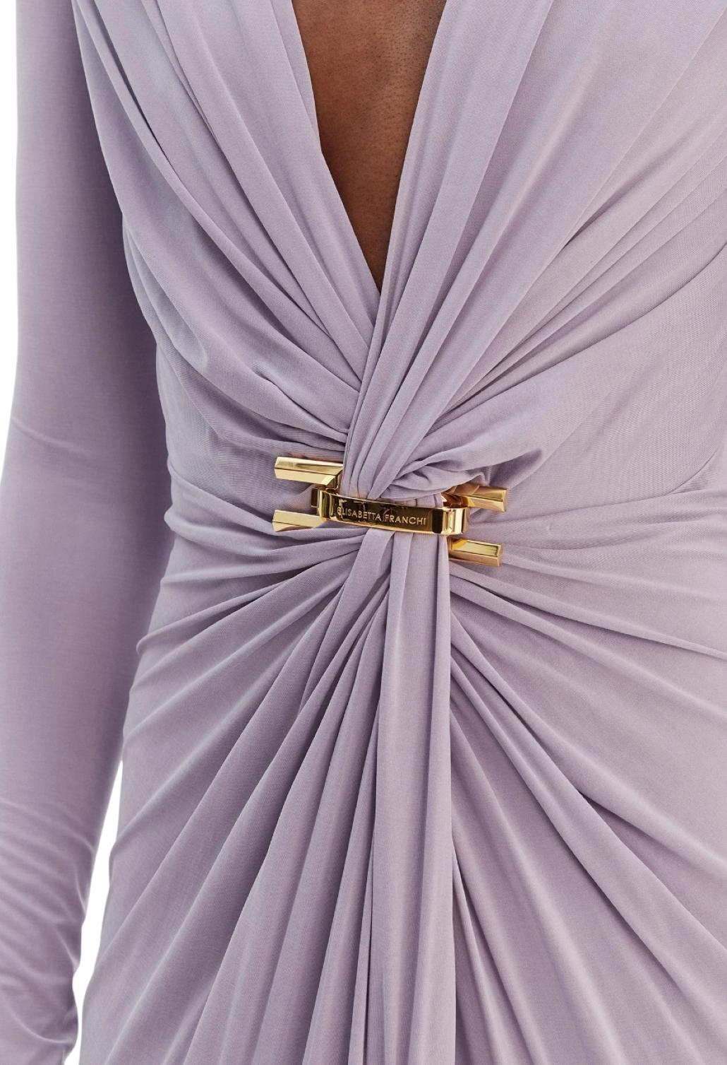 ELISABETTA FRANCHI Abito Elisabetta Franchi donna ABR2961EV7 Red Carpet Lilla<BR/> ABR2961 EV7