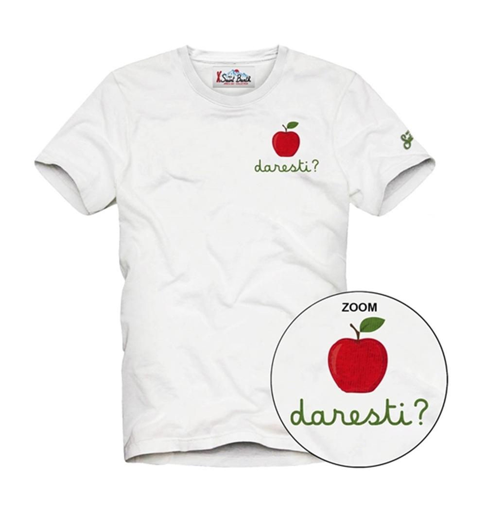 MC2 SAINT BARTH T-shirt Mc2 Saint Barth uomo ARN0001TEX000103313I10 arnott mela daresti bianca ARN0001TEX000103313I 10
