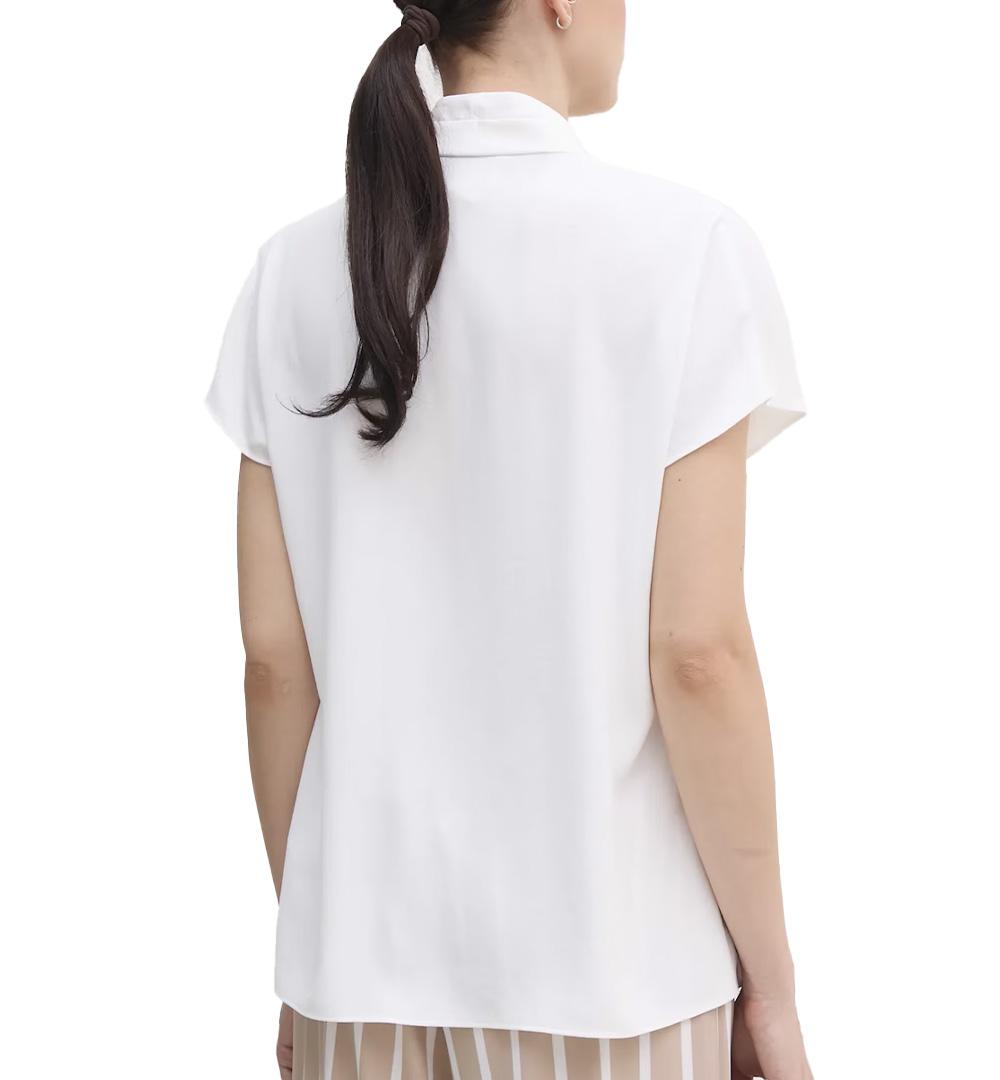 JOSEPH RIBKOFF Blusa Joseph Ribkoff donna 251087 Bianca tinta unita mezza manica taglio largo comoda 251087 1761