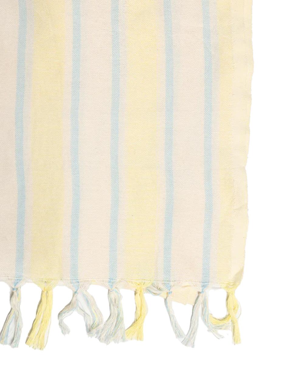 MC2 SAINT BARTH Telo mare MC2 SAINT BARTH donna Beach Stripe FOUL00202600L Giallo FOUL00202600L 9261
