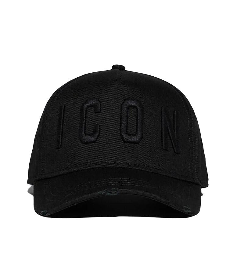 DSQUARED2 Cappello Dsquared2 uomo BCM400105C00001M084 nero icon ricamato nero BCM400105C00001 M084