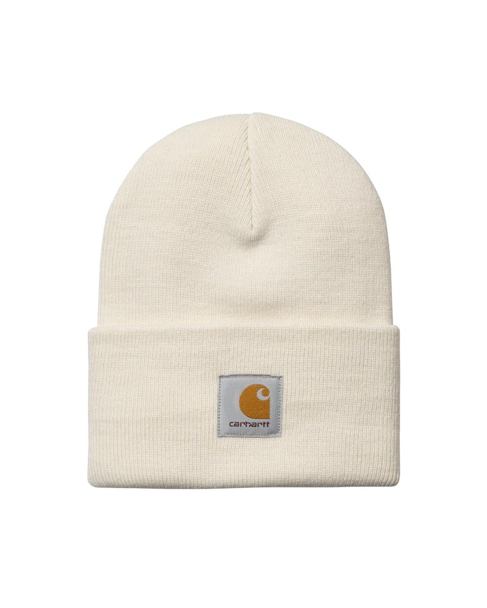 CARHARTT WIP Cappello CARHARTT WIP uomo I020222 Naturale acrilico risvolto elasticizzato logo I020222 05