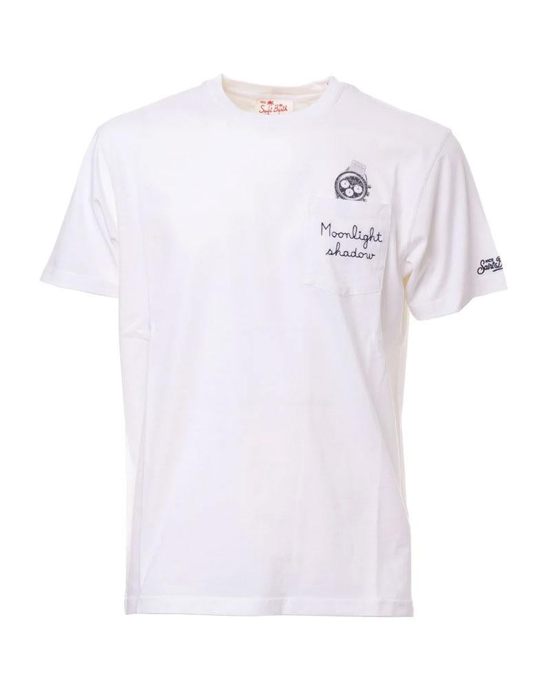MC2 SAINT BARTH T-shirt Mc2 Saint Barth uomo Austin Moonlight bianca<BR/><BR/> AUSTIN02789H 01